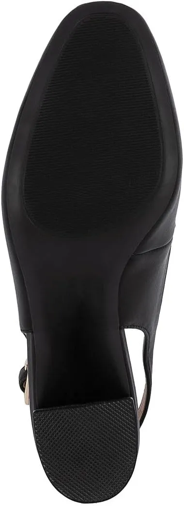 New York Women's Patent Slingback Heeled Sandals nearness gin maglev | Block Heel Dress Shoes with Buckle | Open-Toe/Closed-Toe Elegant & Comfortable Footwear for Formal Events, Parties & Weddings Jones 