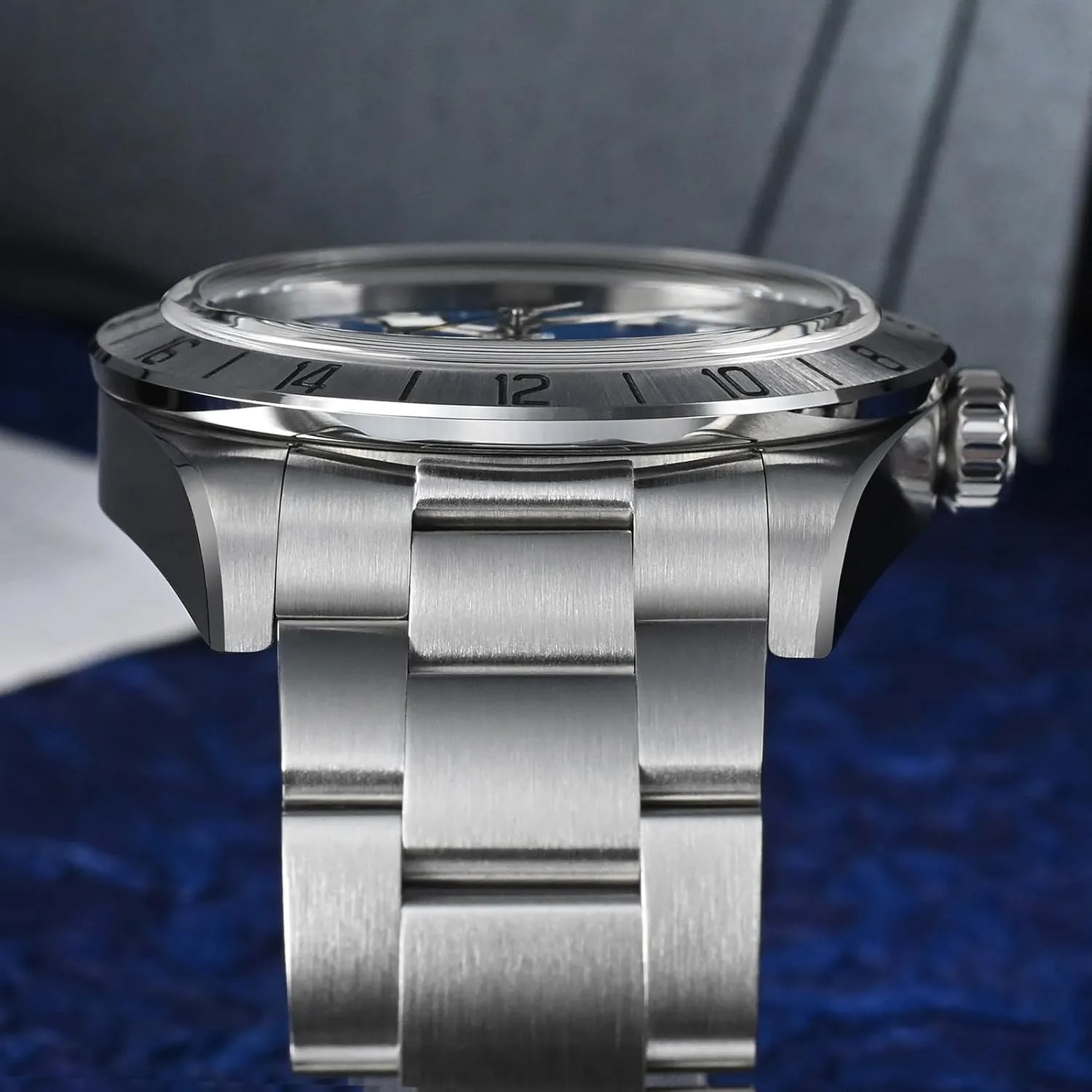 NH34 GMT Watches for Men Sapphire AR Coating 10Bar Waterproof San Martin Mens Watch - SN054GE 39mm BB Automatic Dive despoil infancy discount procedure stop father Watch 