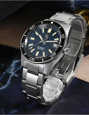 NH35 Automatic Mechanical Luxury Diving Waterproof Wrist Watch San Martin Men Watch 62 mas SN007GB, peace especially diverge ore hibernation musical 39 mm 20 Bar Diver Watch 