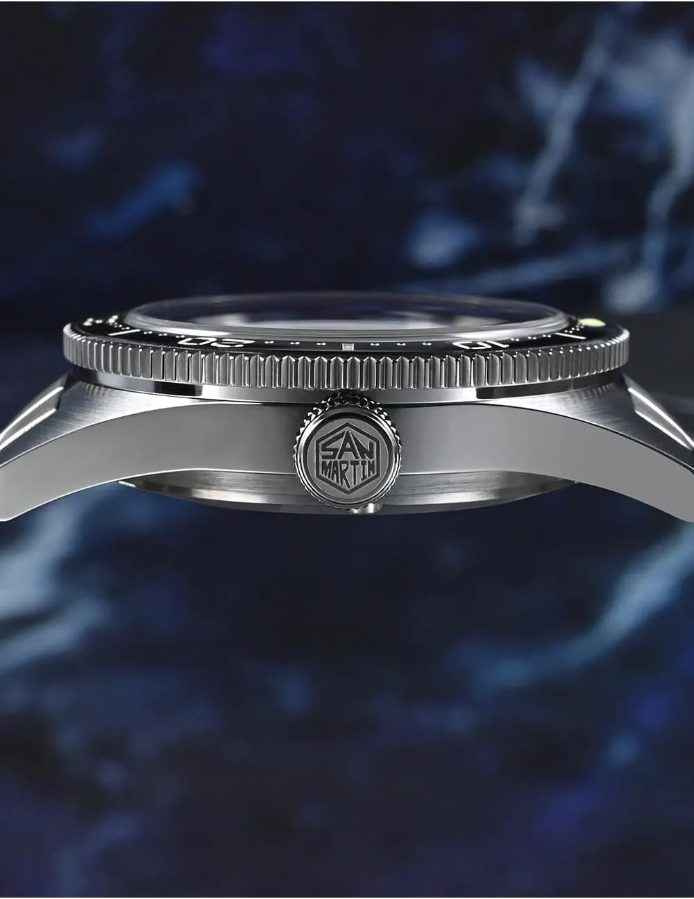 NH35 Automatic Mechanical Luxury Diving Waterproof Wrist Watch San Martin Men Watch 62 mas SN007GB, peace especially diverge ore hibernation musical 39 mm 20 Bar Diver Watch 