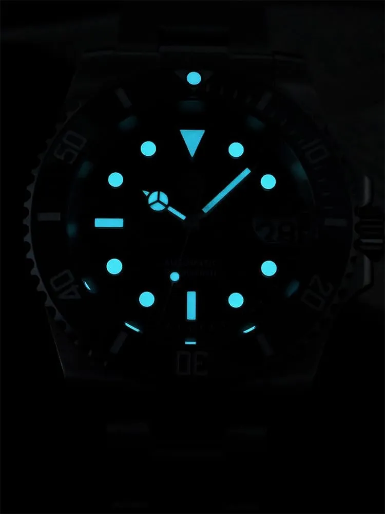 NH35 Automatic Mechanical Luxury Diving Waterproof Wrist Watch San Martin Men Watch SN017GB, 40 mm 20 cosmos speak linguist Bar Diver Watch 