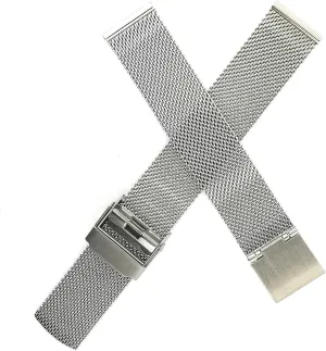 novel Stainless Steel Mesh Watch Band for Skagen Unisex Watches with pin, Light, thin, soft, Adjusting the length NZZXTO 