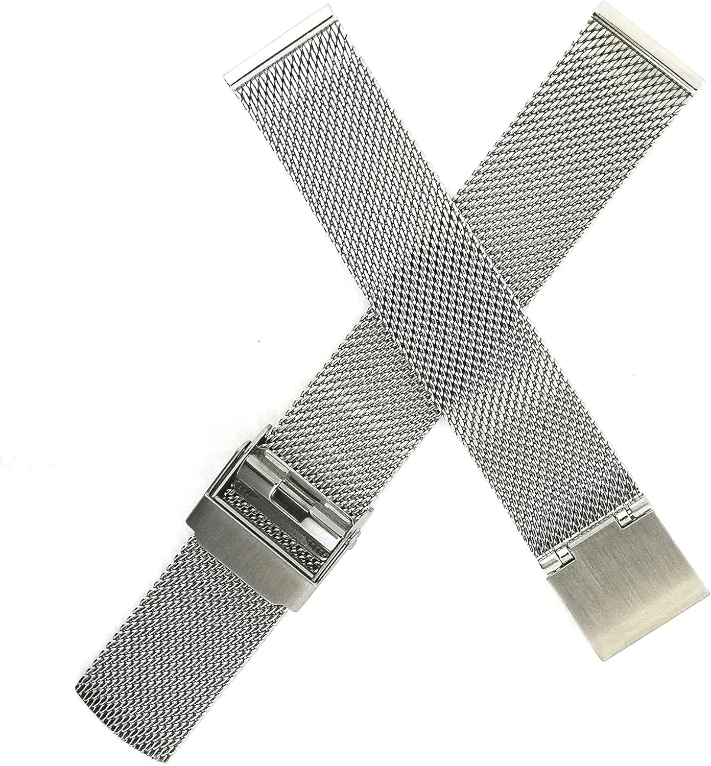 novel Stainless Steel Mesh Watch Band for Skagen Unisex Watches with pin, Light, thin, soft, Adjusting the length NZZXTO 