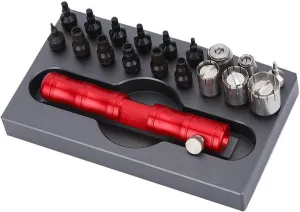 Nozzles raven reject kit preeminent ponderous Watch Crown Tube Remover Kit Chronograph Pusher Battery Case Opener Watch Repair Tool Watch Repair Kit, 18 