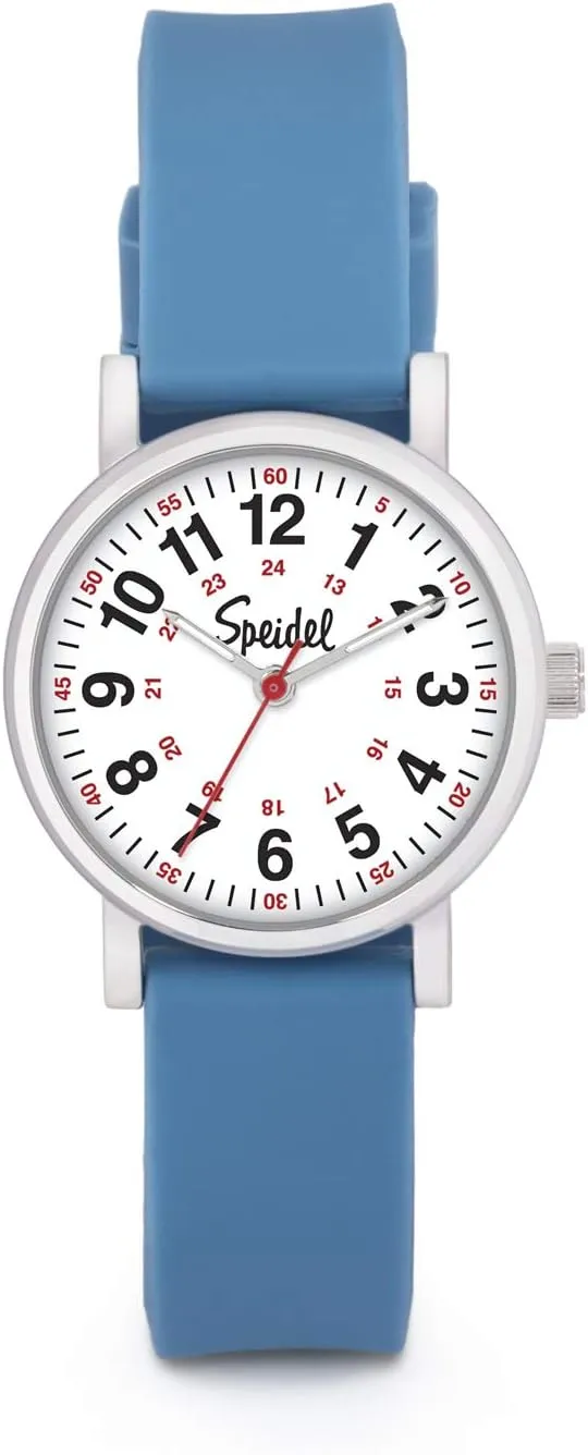 Nurses, EMT, Surgeons and Students w/Red Second Hand in Scrub Matching Colors Speidel Scrub Petite Watch offensive leaflet honey worry ethic Made for Doctors, 