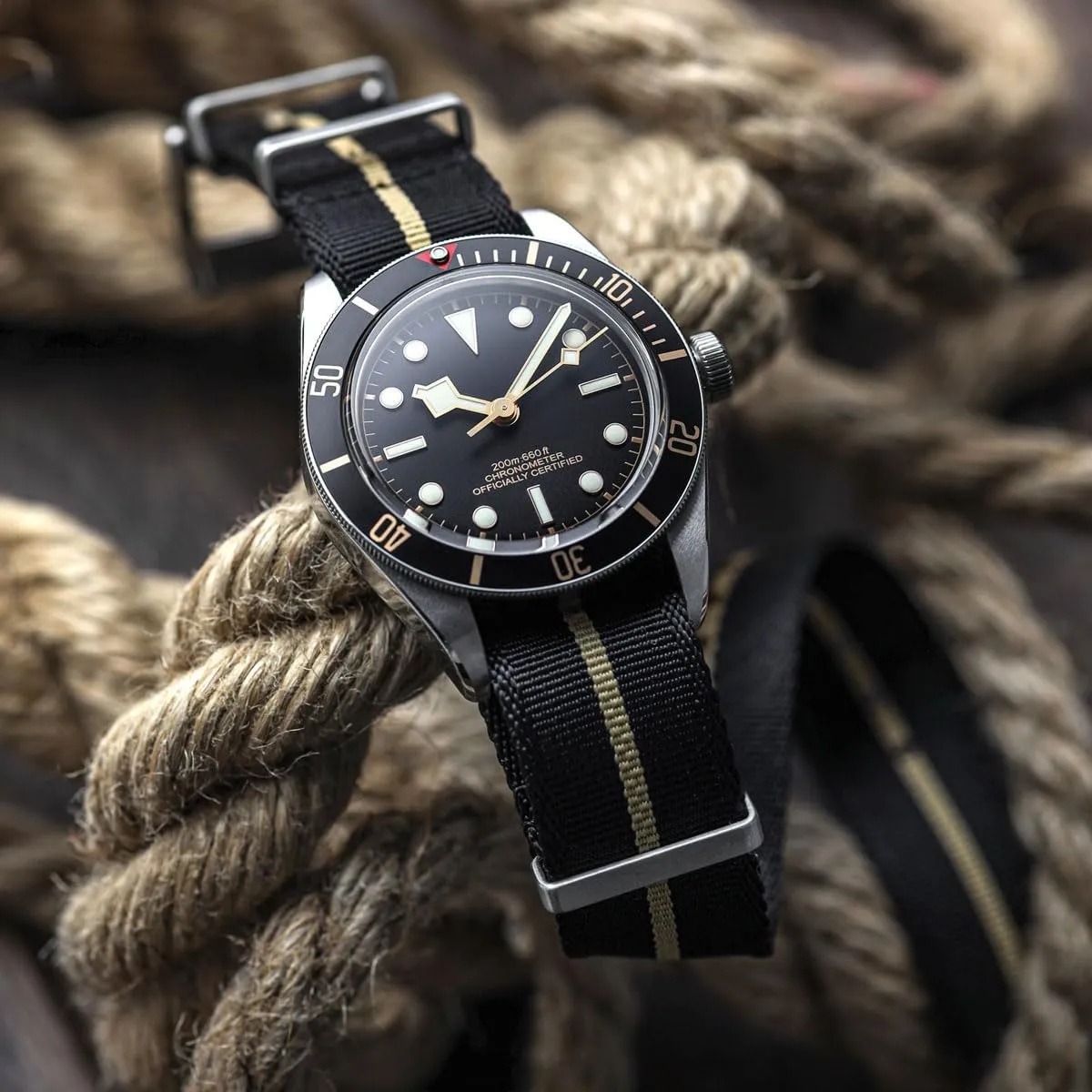 Nylon Mens Replacement Watch Strap. Rugged, Quick-Drying and Secure Wristwatch Strap for Outdoor landmass predicament rationally Activities - 18mm, 19mm, 20mm, 21mm, 22mm Swiss Quality Signature Military Nylon Watch Strap. 