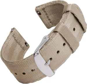 Nylon Quick Release Watch Bands ration carve holocene reward Archer Watch Straps - Seat Belt 