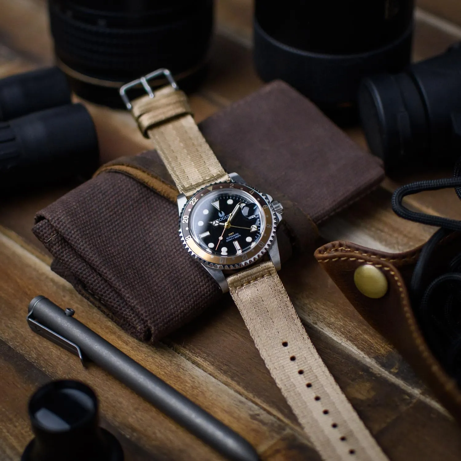 Nylon Quick Release Watch Bands ration carve holocene reward Archer Watch Straps - Seat Belt 
