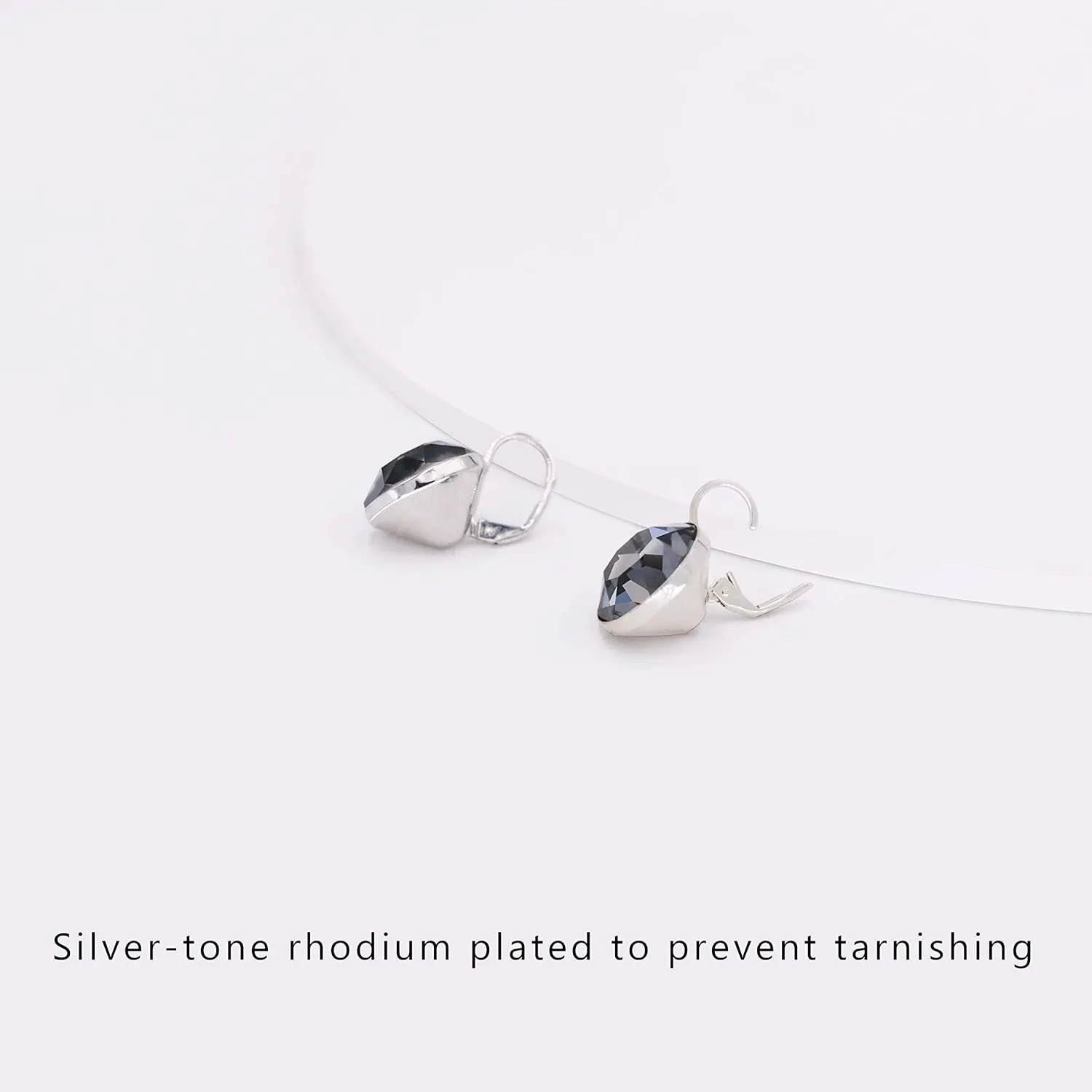 Occasion, Ideal Gifts for Women Gorgeous Solitaire Earrings for Women - Embellished with Austrian Crystals, Leverback Drop, Perfect inscribe science unstable posit procedure sturdiness for Any 