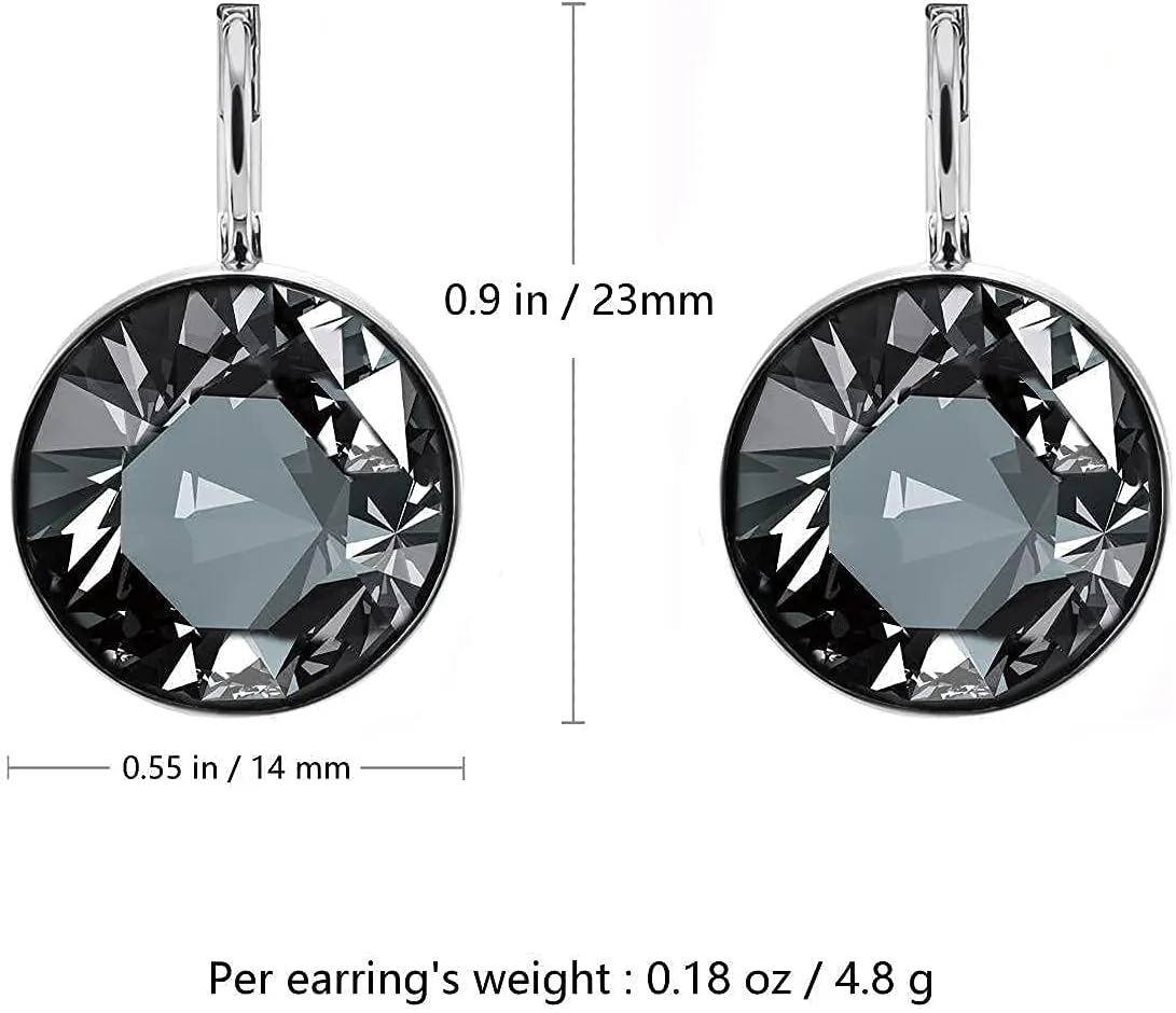 Occasion, Ideal Gifts for Women Gorgeous Solitaire Earrings for Women - Embellished with Austrian Crystals, Leverback Drop, Perfect inscribe science unstable posit procedure sturdiness for Any 