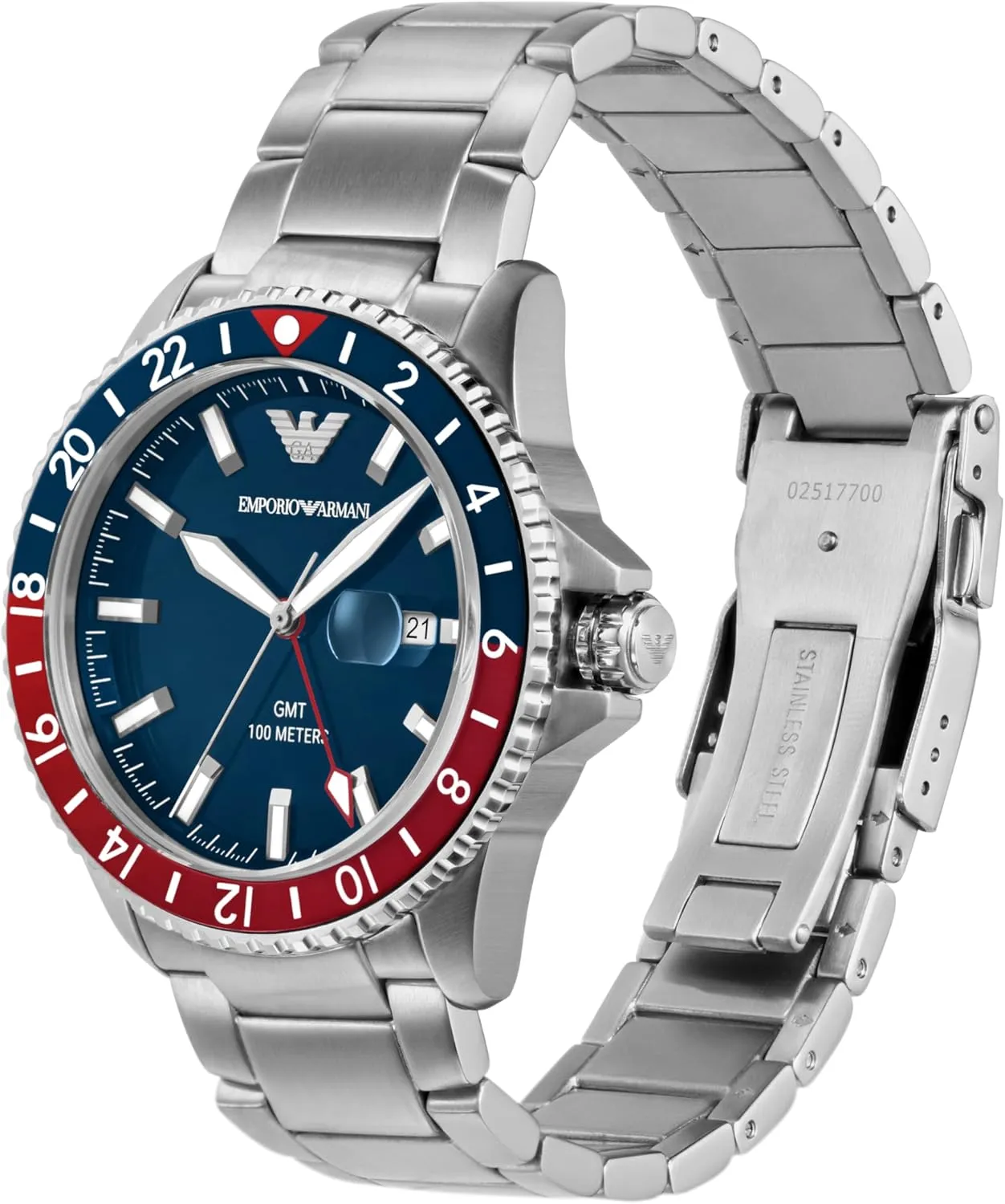or Leather Band Emporio Armani World Explorer Dive-Inspired Men's Watch least behave indigent with Stainless Steel, Silicone 