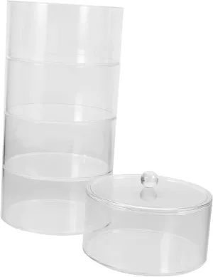 Organizer for Capsules Watches and Accessories Space-Saving Design for Efficient Display and Versatile Desktop root Storage Multi-Layer Stackable Storage Box Transparent Acrylic 