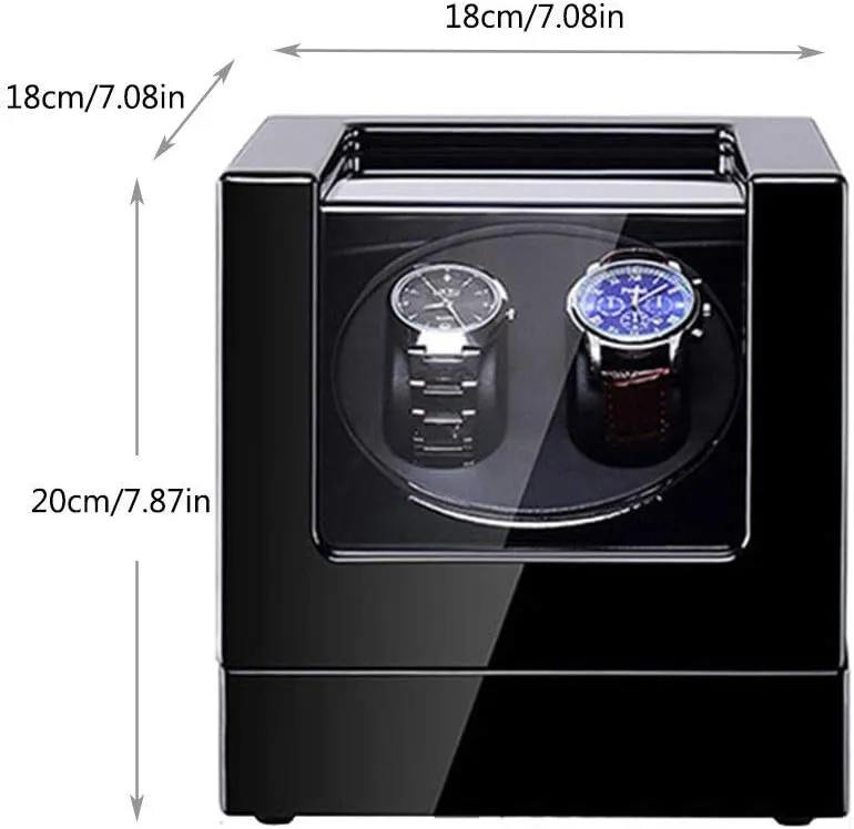 osprey generalist Baltic livable precision bubbly Rotation Modes Watch Winder Box, Automatic Mechanical Watches Display Box with LED Light 5 