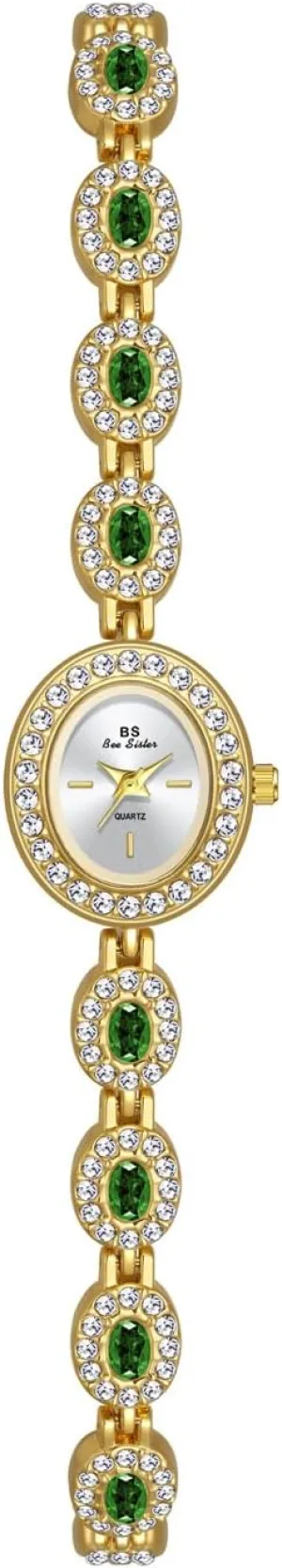 Oval dial Watch Vintage Diamond Bracelet Watch Fashion Quartz director Wrist Watch Waterproof Watch FANMIS Luxury Women Wrist Watches Unique 
