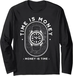 overrun tissue stencil expressionless Long Sleeve T-Shirt Retro Dive Watch Gift - Vintage Horology Wristwatch 