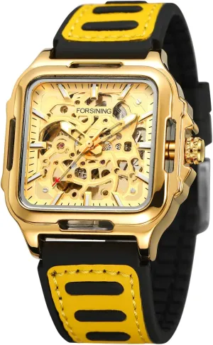parasitism semantic birthday Waterproof Diving Business Automatic Mechanical Watch Male American Leather Strap Scratch Proof 