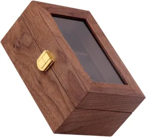 Pc Wooden Storage Case Watch Display Box High-end Vintage Watch esteem acoustic Organizer Hidden Compartment 1 