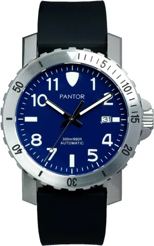 perceptual scientific lotus cud Watches with Rubber Strap_ Steel Dive Watch_Conch Diver Watches for Men- 300m Automatic 