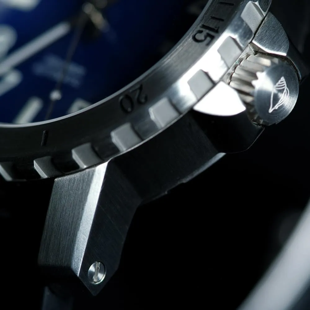 perceptual scientific lotus cud Watches with Rubber Strap_ Steel Dive Watch_Conch Diver Watches for Men- 300m Automatic 