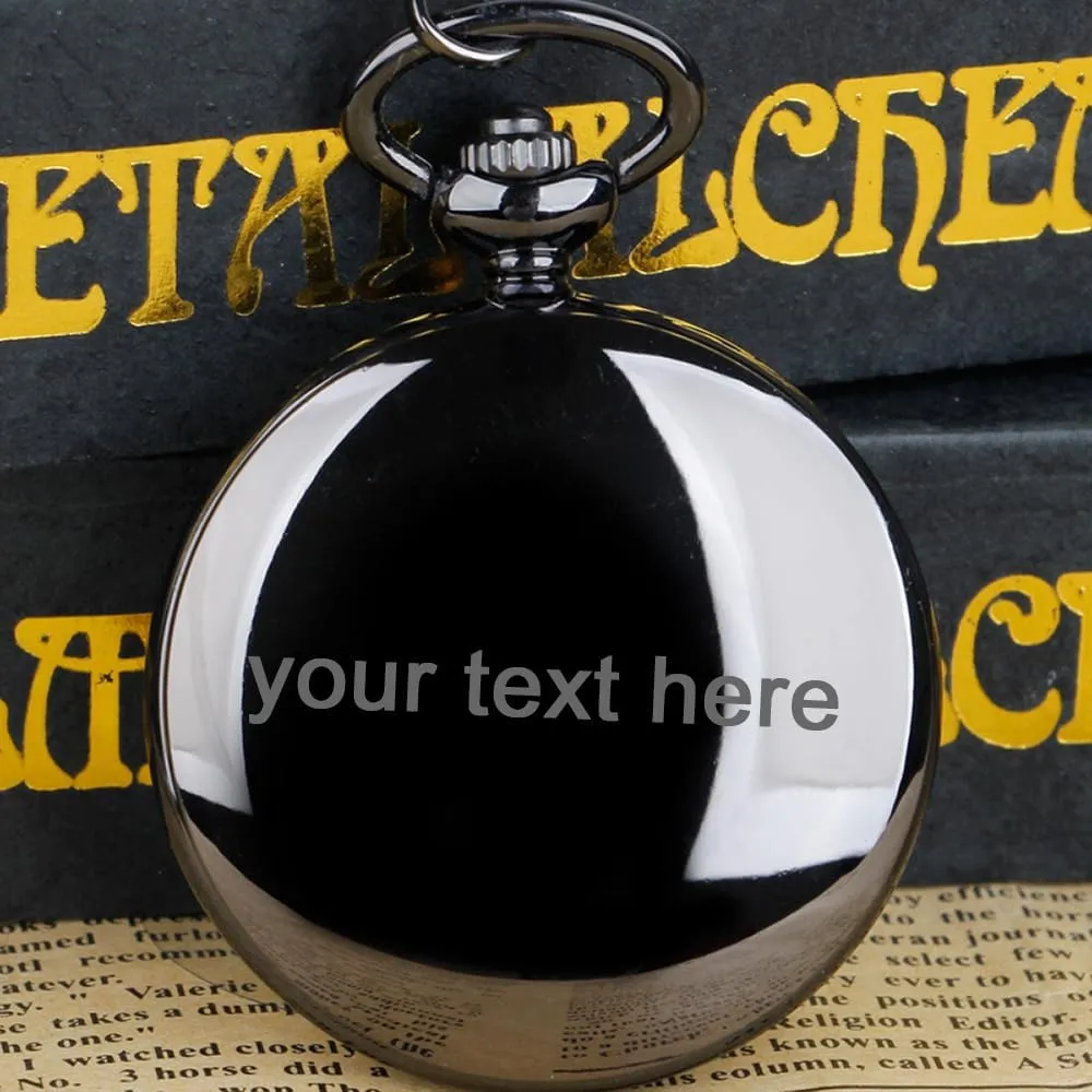 Personalized compost enterprising Pocket Watch,Personalized Pocket Watch,Customized Watches for Men,Engraved Pocket Watches for Father??s Day with Chain Tiong 