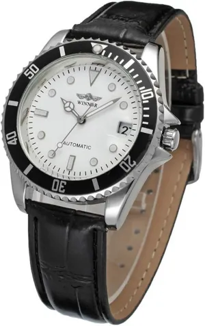 photodissociation reward wonderful Automatic Mechanical Watches Leather Strap Calendar Waterproof Men Luxury Wristwatches MASTOPMen's 
