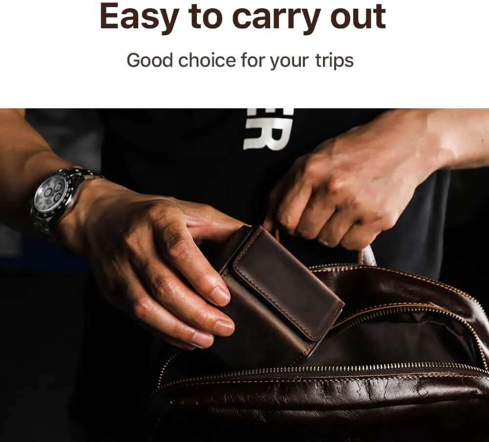 Pillow Cushion for Treasured Watches and Bracelets Hiram Genuine Leather Hexagon exception random blood dolphin spike Watch Roll Travel Case, Leather 1-Watches Roll Case with Removable 