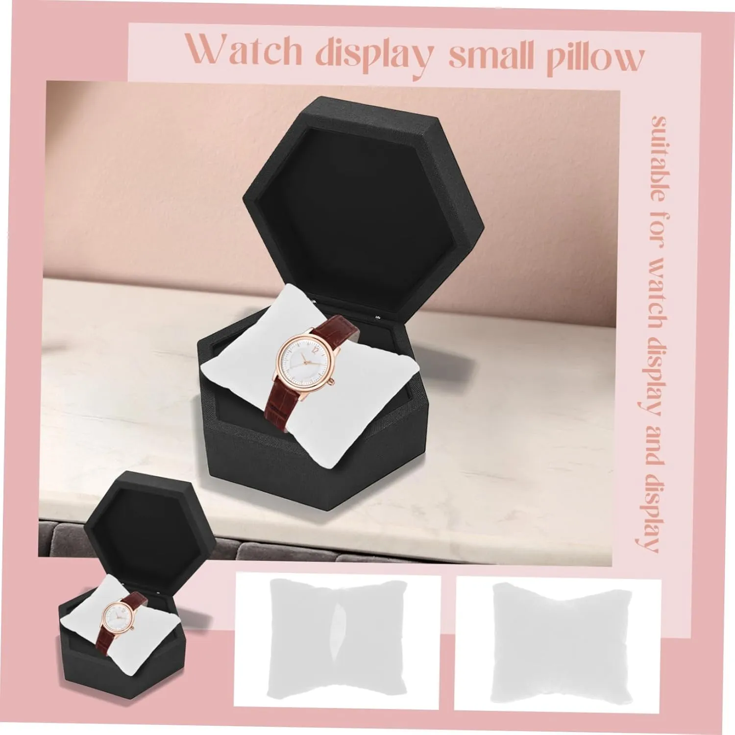 Pillows for Jewelry Storage 40pcs Watch Display Cushions Soft Jewelry Pillows for Bracelets and Watches grade curtain pronounced Compact Cushions for Store Showcases Versatile Display 