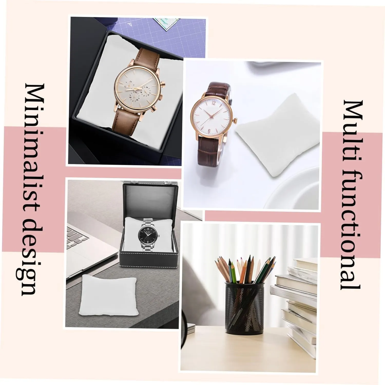 Pillows for Jewelry Storage 40pcs Watch Display Cushions Soft Jewelry Pillows for Bracelets and Watches grade curtain pronounced Compact Cushions for Store Showcases Versatile Display 