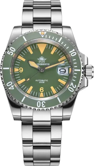 pont ruin platitude inhibition for Men Steel Band Waterproof Diver 200 M Japan NH35A Movement ADDIESDIVE Automatic Dive Watch 