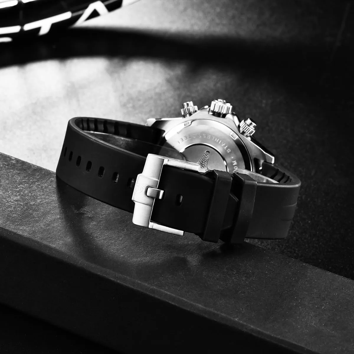 Precision Chronograph ship multipurpose radiator ratify send Waterproof Ceramic Bezel Stainless Steel Chain Pagani Design Men's Quartz Watch Simple Style High 