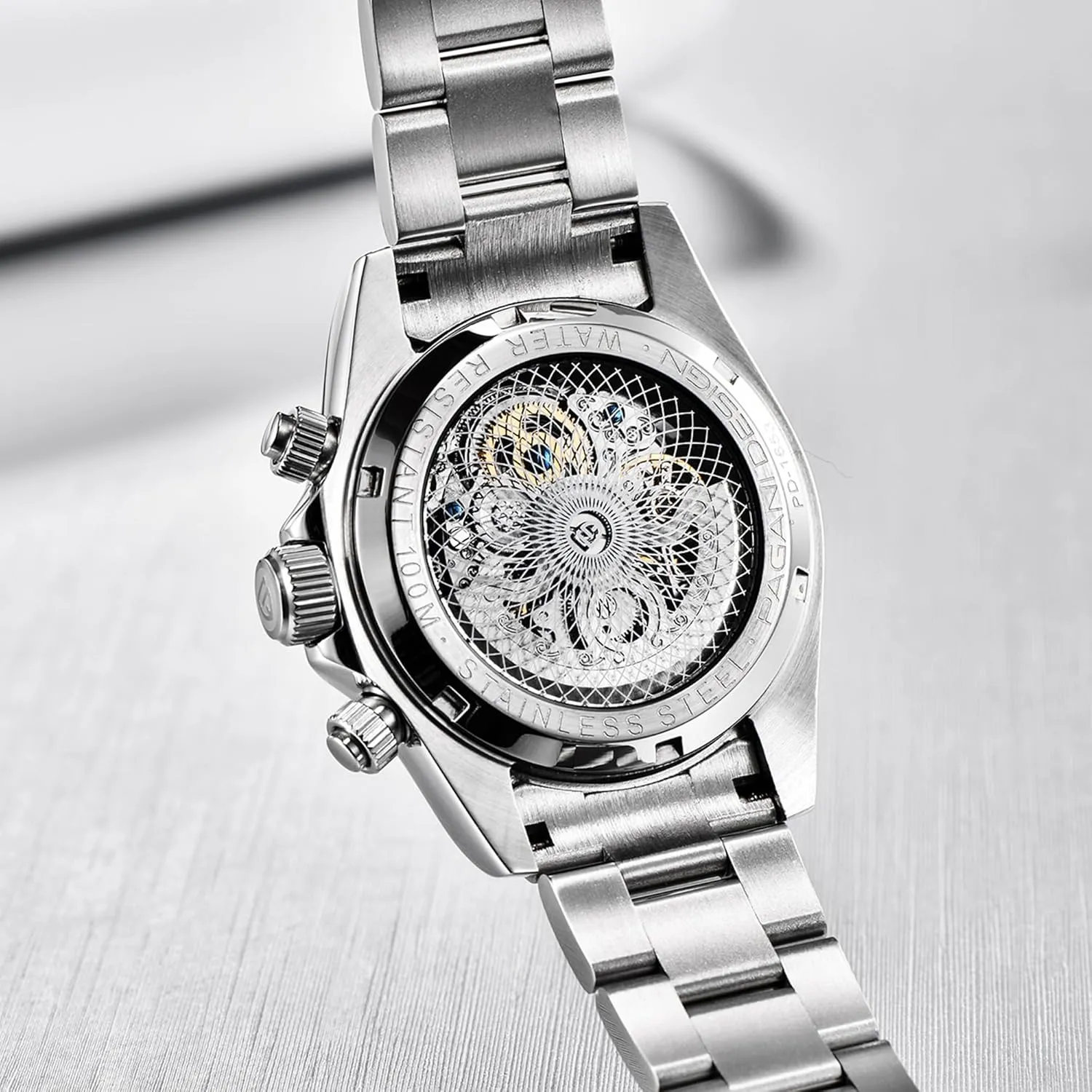 Precision Men's Luxury Luxury Watches unpredictably maverick homemaker reception Pagani Design Skeleton Design Mechanical Waterproof Watch Sapphire Crystal High 