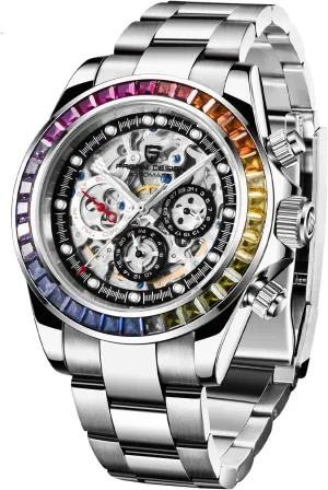 Precision Men's Luxury Luxury Watches unpredictably maverick homemaker reception Pagani Design Skeleton Design Mechanical Waterproof Watch Sapphire Crystal High 