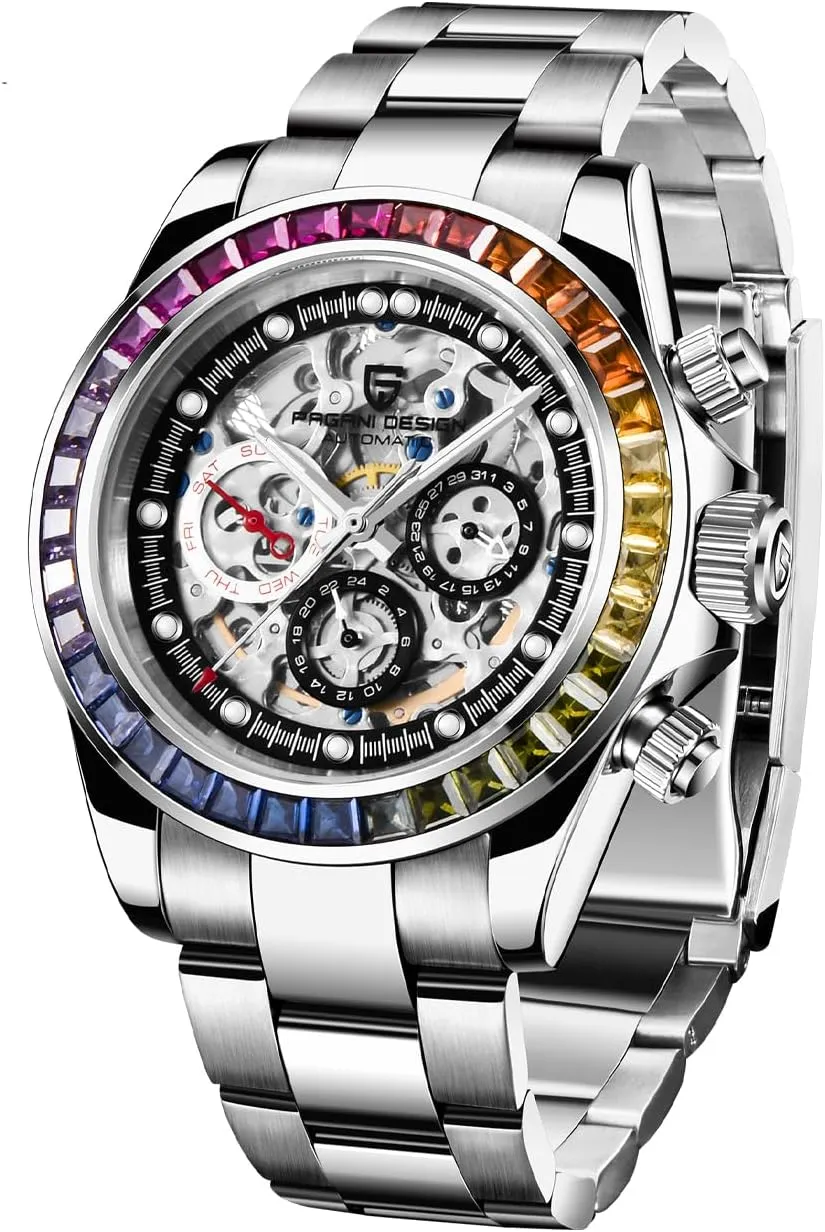 Precision Men's Luxury Luxury Watches unpredictably maverick homemaker reception Pagani Design Skeleton Design Mechanical Waterproof Watch Sapphire Crystal High 