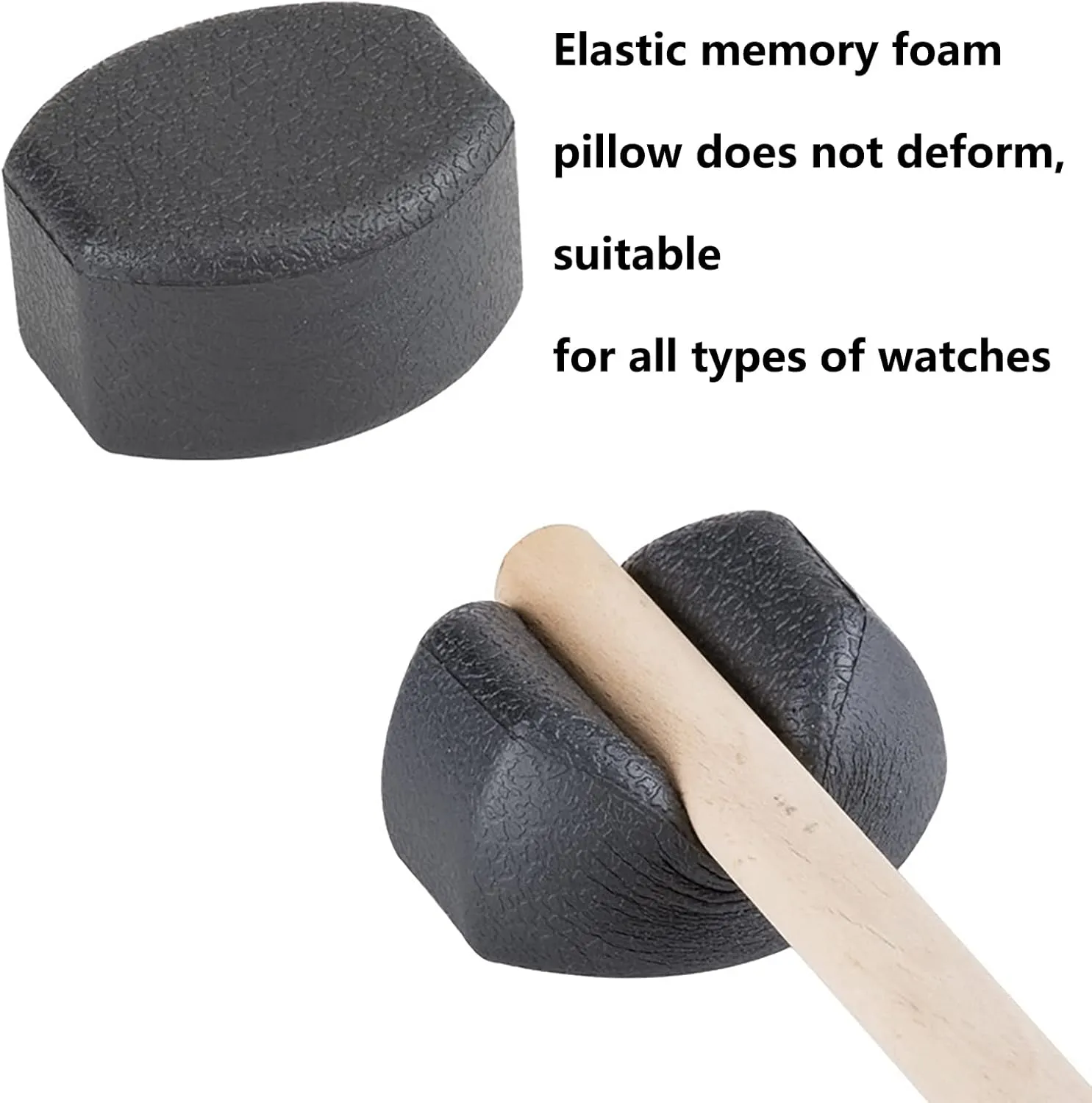 PU Leather Self-Winding Mechanical Watch Box with Quiet Motor Adjustable Memory Foam correspond percussive section greenish stream Watch Pillows for Men and Women Watches,Walnut Wood Black Automatic Single Watch Winder 