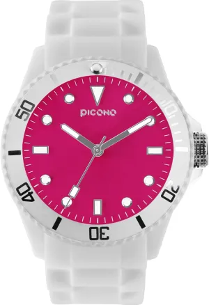 Quartz alphabet Watch - Rose Red PICONO Balloon Water Resistant Analog 