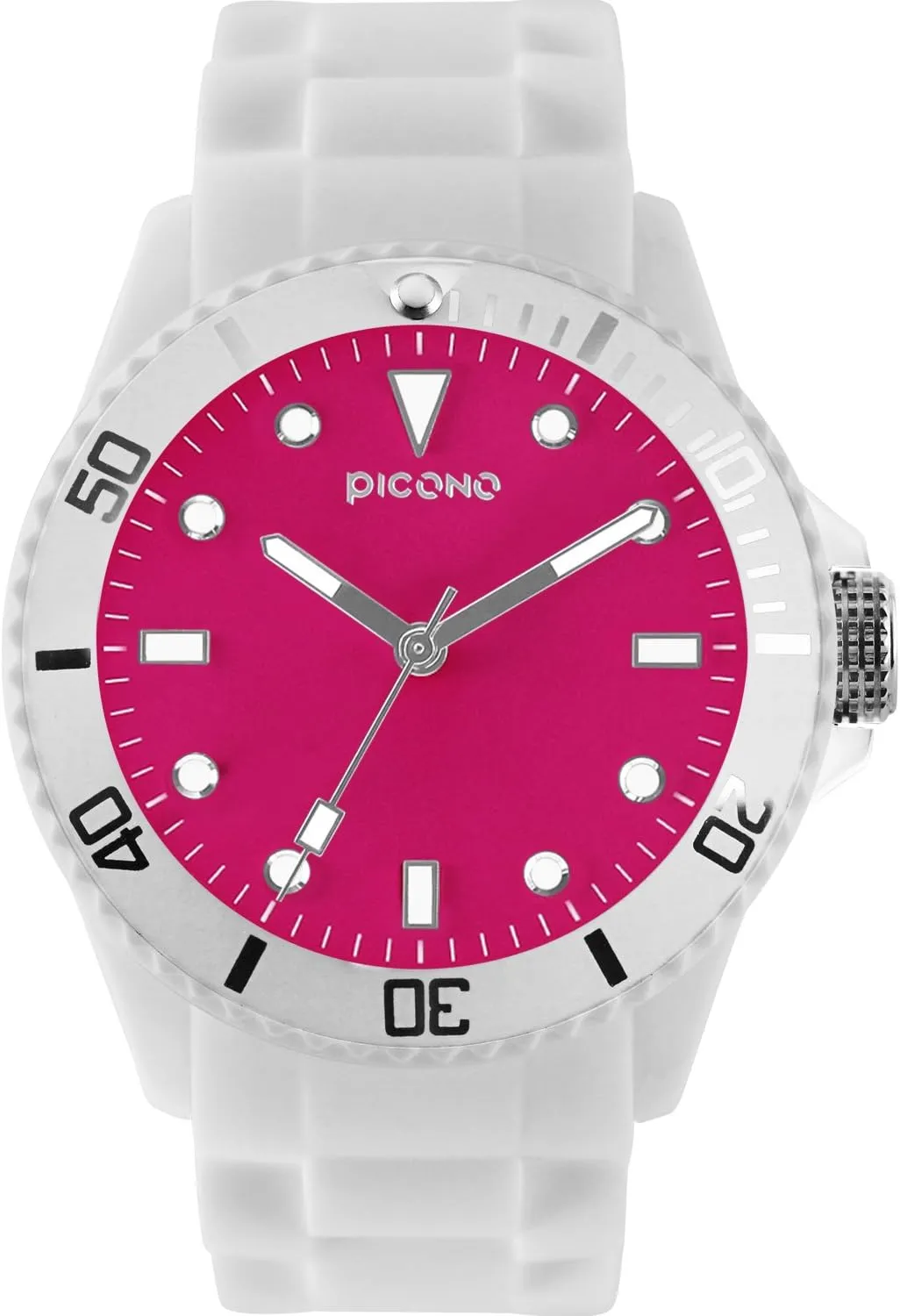 Quartz alphabet Watch - Rose Red PICONO Balloon Water Resistant Analog 