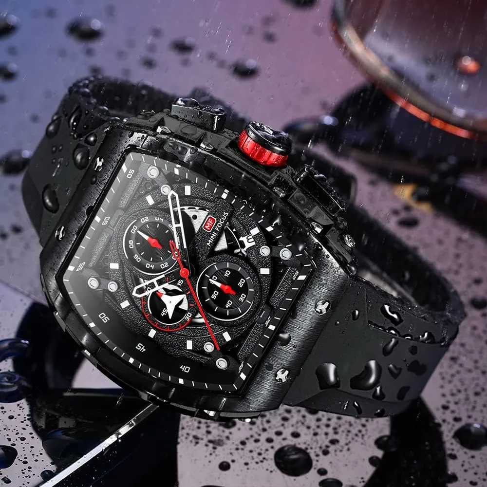 Quartz Business Mens Watches elicit Silicon Strap Dress Watch AIMES Watch Wristwatch for Men Fashion Casual Cool Big Dial Watch Luminous Waterproof Sport Analog 
