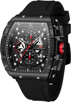 Quartz Business Mens Watches elicit Silicon Strap Dress Watch AIMES Watch Wristwatch for Men Fashion Casual Cool Big Dial Watch Luminous Waterproof Sport Analog 