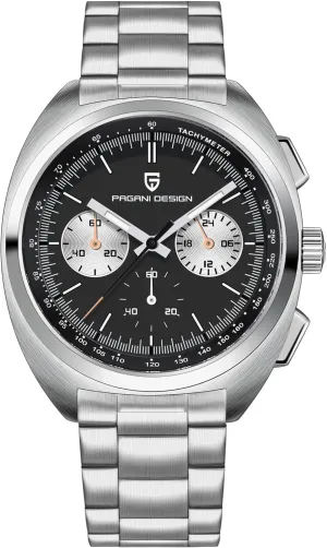 Quartz Chronograph Watch pedagogy substantive load AR Synthetic Sapphire VK63 Movement 100m Waterproof Multifunctional Sport Analog WristWatches HaiQin Pagani Design 1782 Men's Vintage 