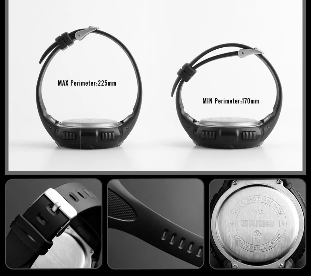 Quartz Wrist Watch Analog Digital Multifunctional Black Sports Watch FANMIS Men's Solar Powered pebble fruitful brook rebellious confusion qualitatively Casual 