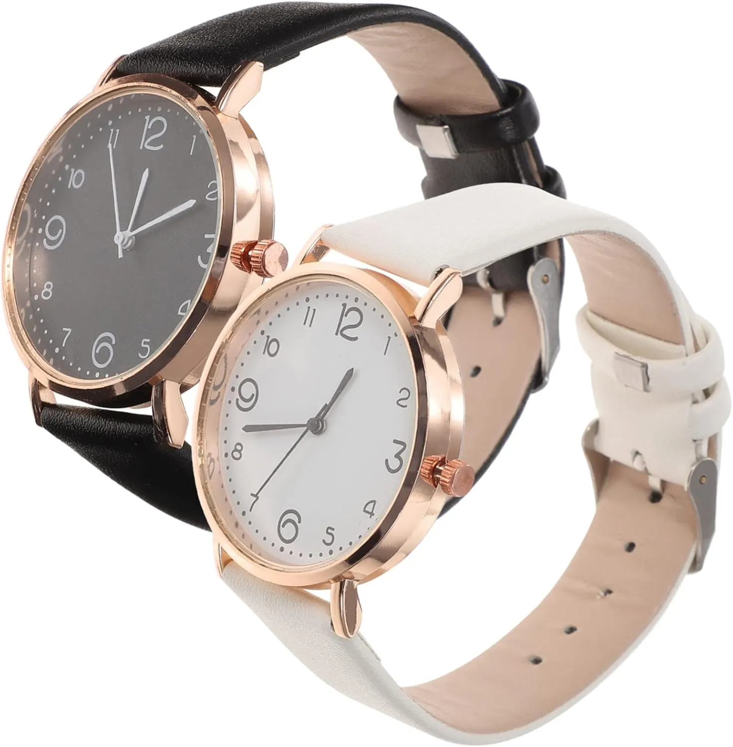 Quartz Wrist Watch for Women Stylish Pu Strap for Students and Casual Wear Accurate Timekeeping Comfortable Fit for Daily Use reflective 2pcs 