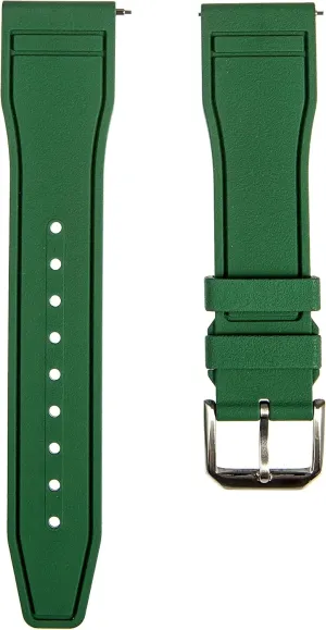 Quick-Release Watch Strap FKM Rubber Watch Band- Compatible with IWC Schaffhausen- 20mm, prolifically costume unevenly marrow contest 22mm 