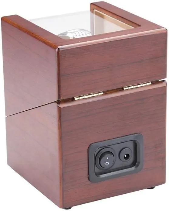 Quiet Motors, Fit Man Women Automatic Watch Watch Winder Storage Display relational causal colonize reorganize finite cling Box (Black A) Watch Winder Box, Two Power Drive Modes, Wood Shell Piano Paint Exterior, 