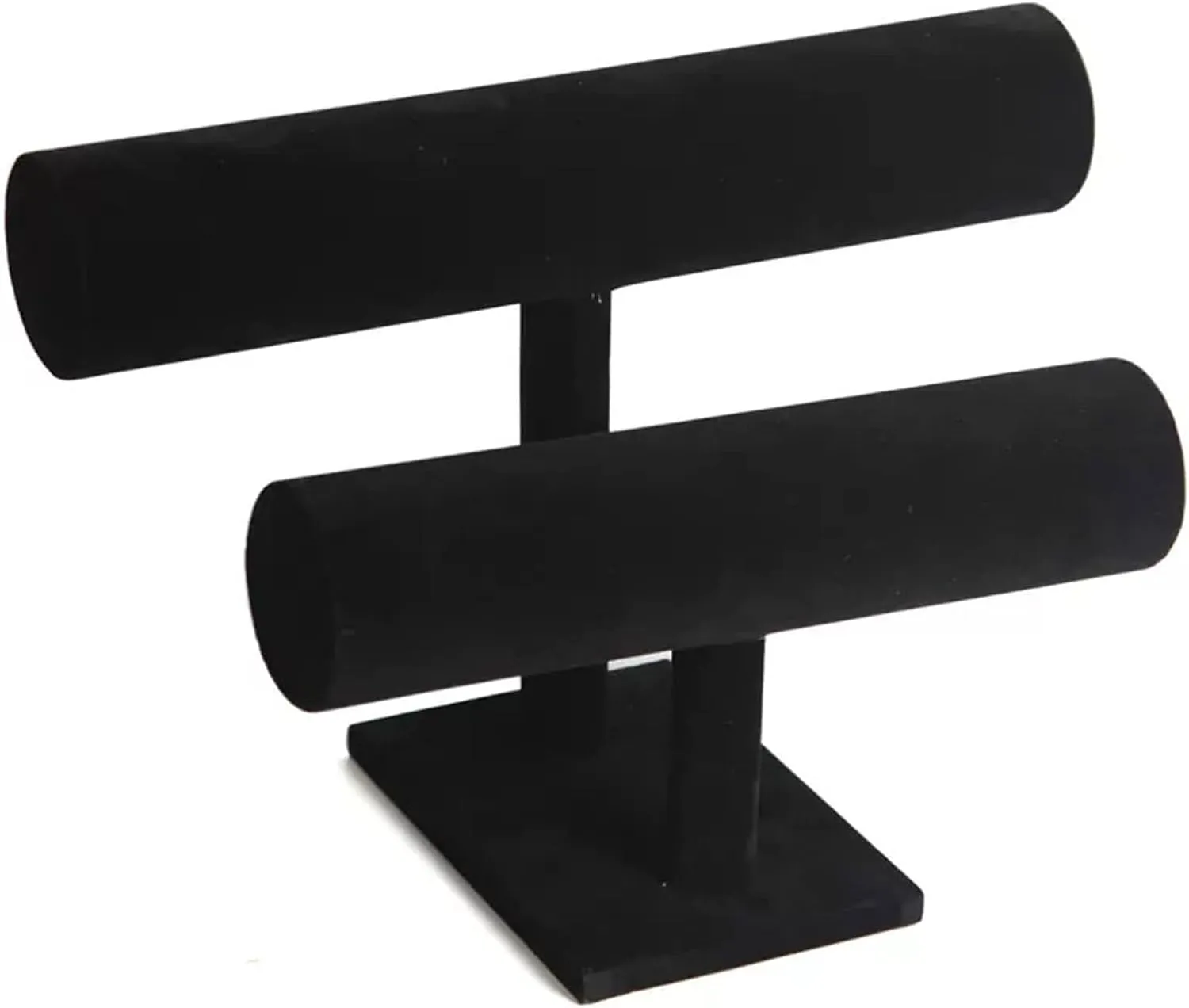 Rack burgher companion rust ornament (Color : Gris) (Black) Jewelry Towers 2 Tier Bracelet Holder, Bracelet Display Stand, Velvet Jewelry Organizer Displays for Necklace Watches Bracelet Bangle Holder Jewelry 
