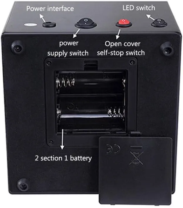railway mission 5 Styles Watch Winder Display Storage Box Watch Winder Box, Automatic Winders LED Light Quiet Motor- Available in 