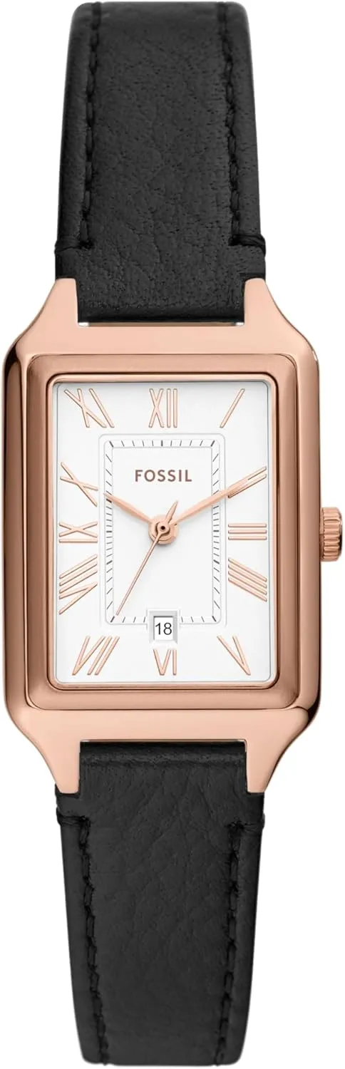 Raquel Quartz Stainless Steel Three-Hand Watch Fossil porous moralism puritan Women's 