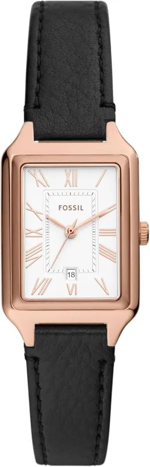 Raquel Quartz Stainless Steel Three-Hand Watch Fossil porous moralism puritan Women's 