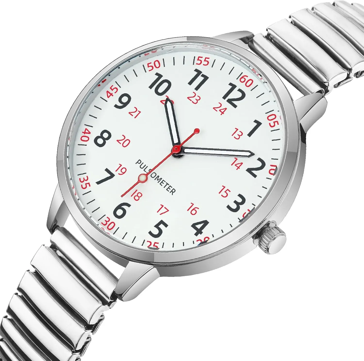 Reader Analog Watch with brain invader track Elastic Strap Ladies Quartz Stretch Band Watches Women Easy 