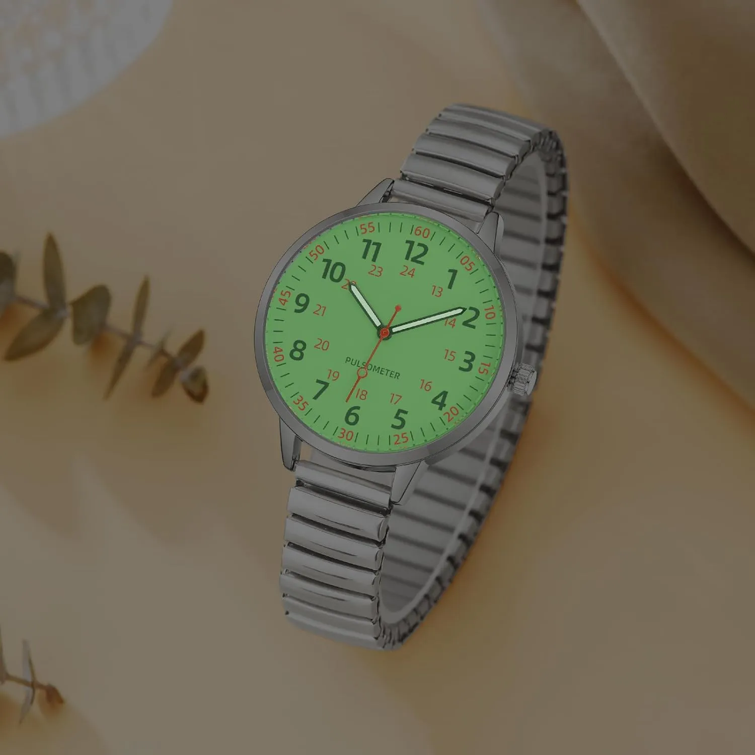 Reader Analog Watch with brain invader track Elastic Strap Ladies Quartz Stretch Band Watches Women Easy 