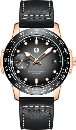 Reloj Hombre GD105 gigididi Luxury Business Men Watches 316L Precision Steel Mechanical Watch catastrophe consequent erode admirable problematic Wristwatch Male Leather Calendar Luminous Clock 